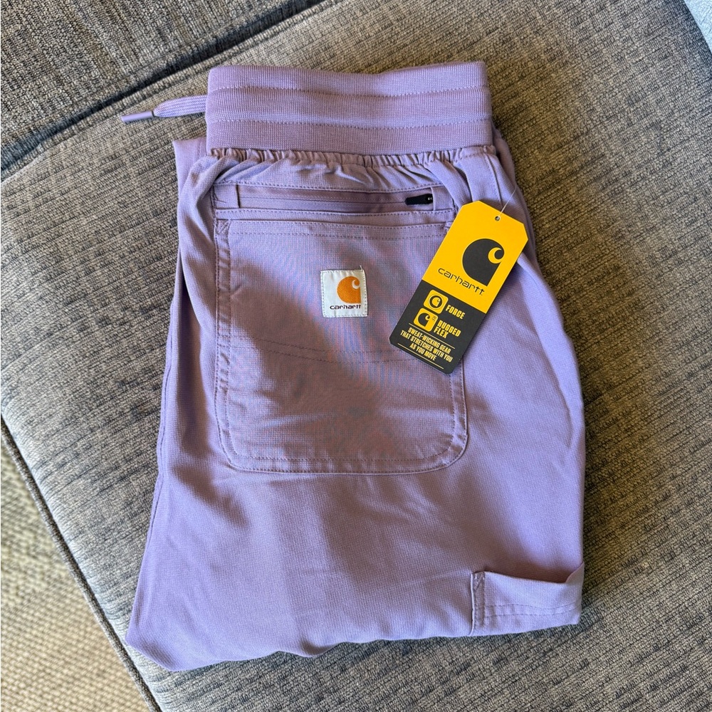 Carhartt Lavender Jogger Scrub Bottoms